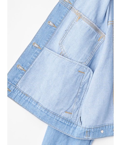 デニムショートジャケット 