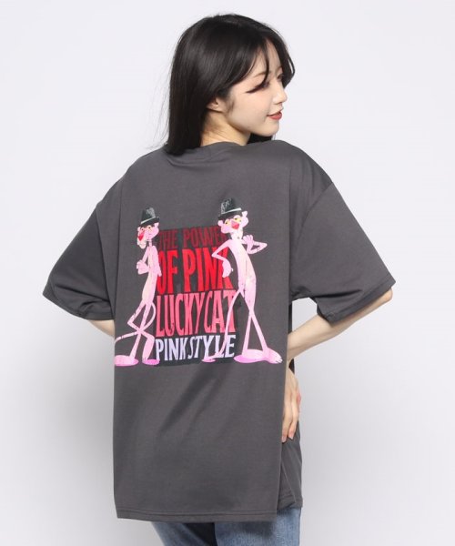 me Jane(ミージェーン)/ピンクパンサーバックプリントビッグTシャツ/img22