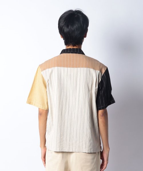 KRIFF MAYER(クリフ メイヤー)/ワンポイント刺繍ストライプ半袖シャツ/img02