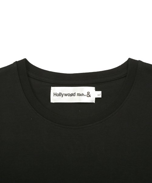 LUXSTYLE(ラグスタイル)/Hollywood rich.&(ハリウッドリッチ)ベアアップリケ半袖Tシャツ/Tシャツ 半袖 メンズ 春 夏 クマ テディベア チェック柄 アップリケ/img16