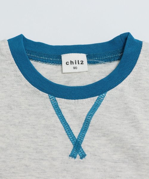 chil2(チルツー)/リンガー半袖Tシャツ/img03