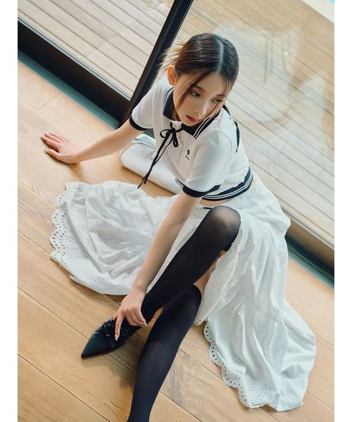 フロントオープンボリュームキャミワンピース 予めご了承ください