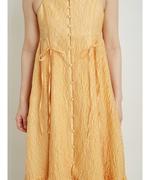 フロントオープンボリュームキャミワンピース 予めご了承ください