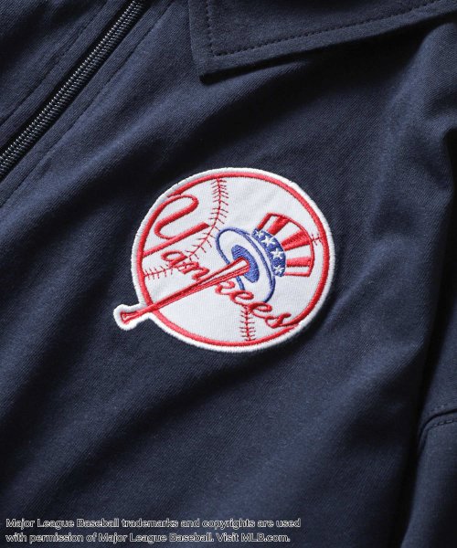 ZIP FIVE(ジップファイブ)/MLB ハーフジップバックロゴTシャツ/img02