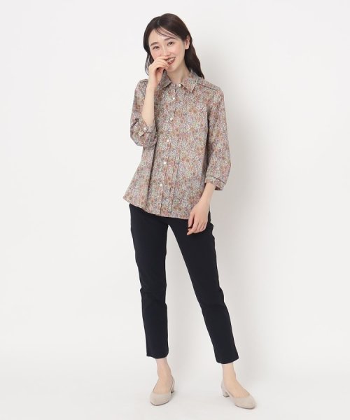 リバティプリント7分袖ブラウス リバティプリント7分袖ブラウス リバティプリント7分袖ブラウス U1721589179(13200円)