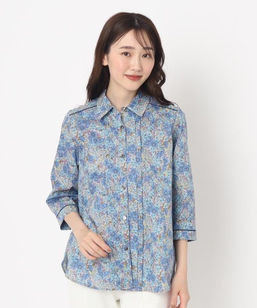 リバティプリント7分袖ブラウス リバティプリント7分袖ブラウス リバティプリント7分袖ブラウス U1721589179(13200円)