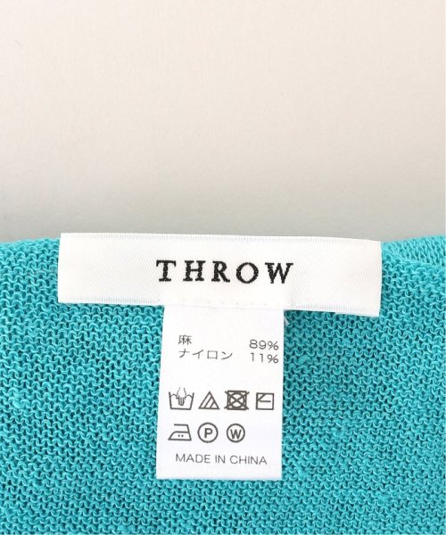 【THROW/スロー】Linen Cross Mesh Scarf スカーフ THROW/スロー