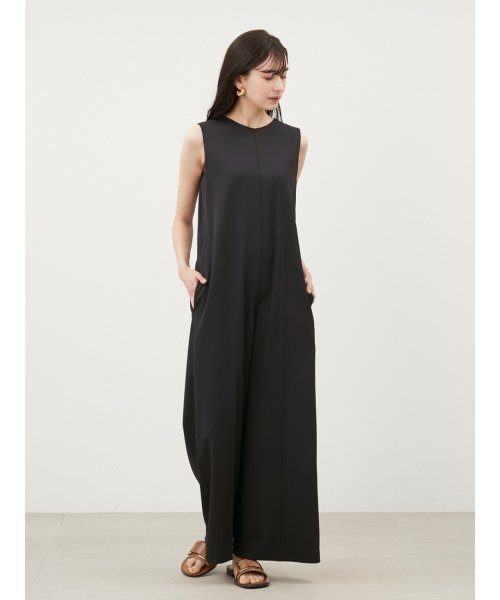 センタープレスクルーネックオールインワン 予めご了承ください