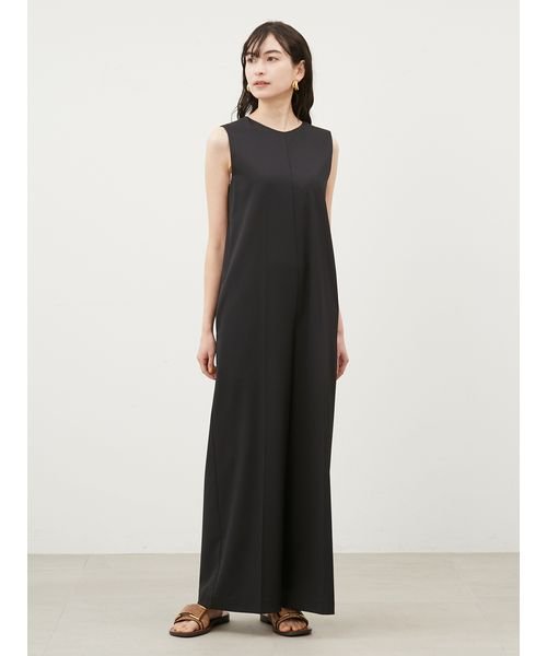 センタープレスクルーネックオールインワン 予めご了承ください