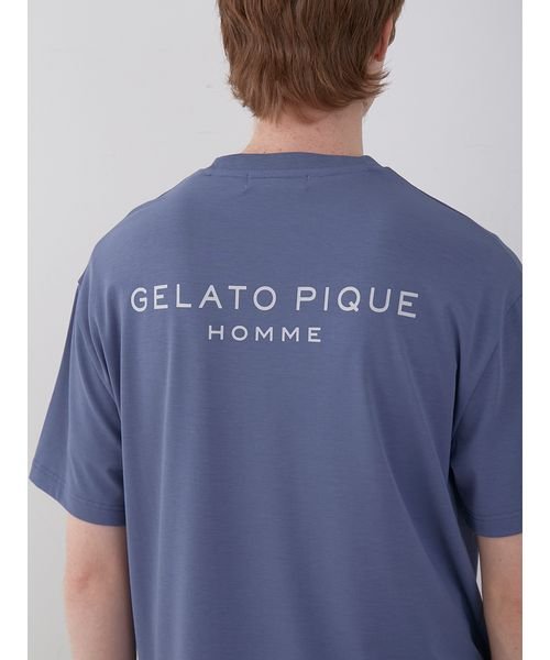 GELATO PIQUE HOMME(GELATO PIQUE HOMME)/【接触冷感】【HOMME】ジェラートピケロゴバックプリントTシャツ/img11