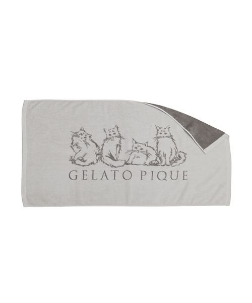 gelato pique(gelato pique)/ネコ柄バスタオル/img01