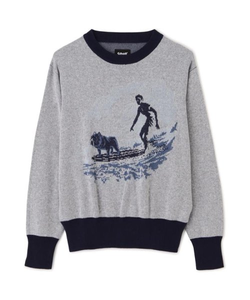 Schott(ショット)/50S LS KNIT SURF BULL/サーフブル ニット/img12