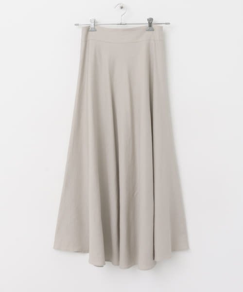 バックファスナーリネン混ロングスカート 人気・おすすめ｜使いやすい・旅行におすすめ 品質保証 全国発送 在庫限り