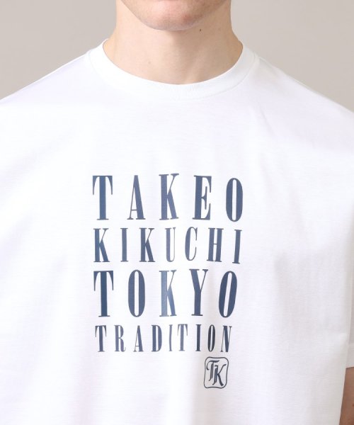 TAKEO KIKUCHI(タケオキクチ)/【プリントT/日本製】メッセージ プリント Tシャツ/img21