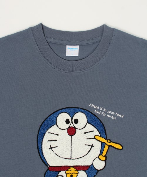 【Doraemon/ドラえもん】天竺サガラ刺繍 半袖クルーネックTシャツ ジャイアン/ドラえもん 人気・おすすめ｜多用途・生活用品におすすめ 口コミ人気 即納 日本国内発送・信頼対応