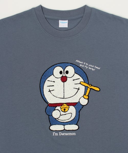ALWAYS GOOD TIME NEW BASIC STORE(オールウェイグッドタイムニューベーシックストア)/【Doraemon/ドラえもん】天竺サガラ刺繍 半袖クルーネックTシャツ ジャイアン/ドラえもん/img12