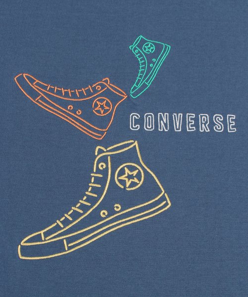 CONVERSE(コンバース)/【CONVERSE/コンバース】シューズ刺繍半袖Tシャツ/img24
