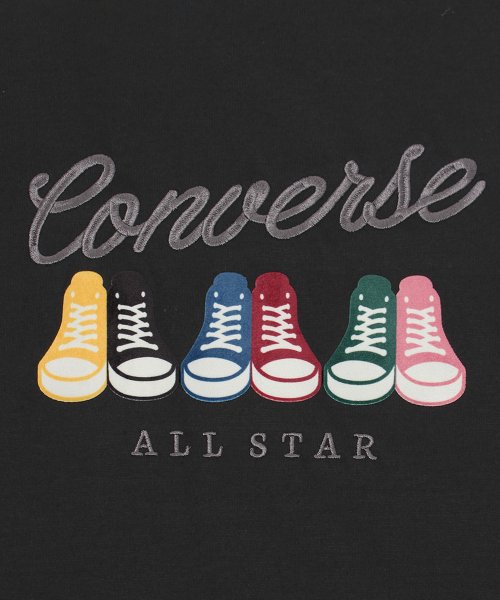 CONVERSE(コンバース)/【CONVERSE/コンバース】シューズフロッキープリントTシャツ/img04