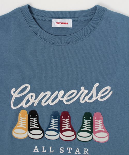 CONVERSE(CONVERSE)/【CONVERSE/コンバース】シューズフロッキープリントTシャツ/img08