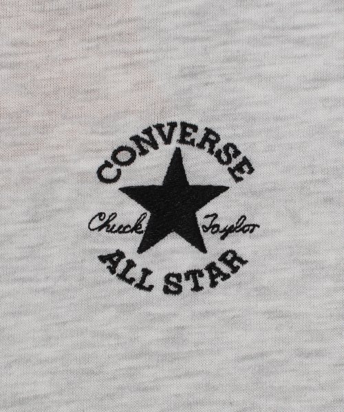 【CONVERSE/コンバース】天竺オールスターシューズさがら刺繍 半袖クルーネックTシャツ