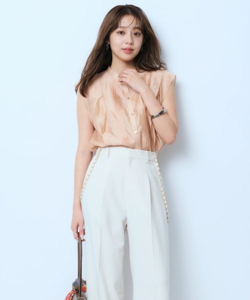 サマーエアリーフリルブラウス 予めご了承ください