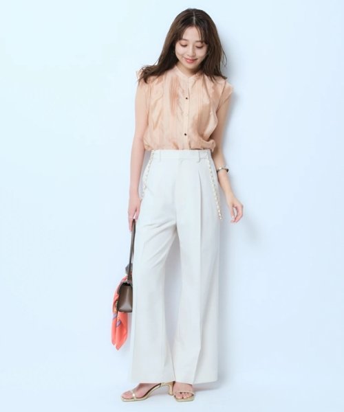 サマーエアリーフリルブラウス 予めご了承ください