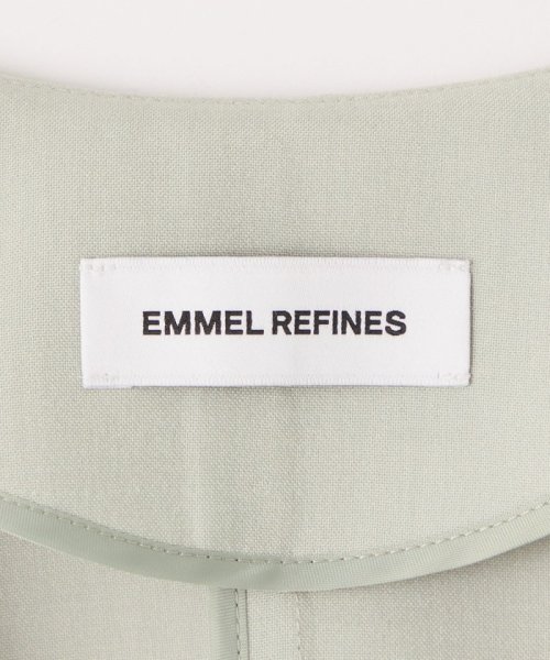 EMMEL REFINES(エメル リファインズ)/＜EMMEL REFINES＞EM ノーカラー カーブ シャツジャケット/img26