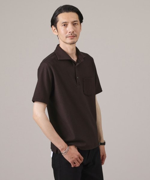 TAKEO KIKUCHI(タケオキクチ)/【尾州織／Made in JAPAN】メランジ ポロシャツ/img26