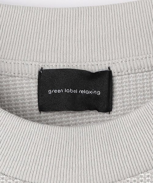 green label relaxing(グリーンレーベルリラクシング)/GIZA ハニカム クルーネック Tシャツ/img25