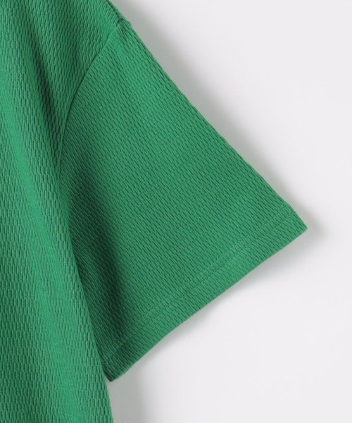 green label relaxing （Kids）(グリーンレーベルリラクシング（キッズ）)/ハニカム リンガーTシャツ 100cm－130cm/img03