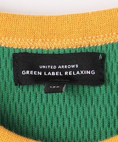 green label relaxing （Kids）(グリーンレーベルリラクシング（キッズ）)/ハニカム リンガーTシャツ 100cm－130cm/img11