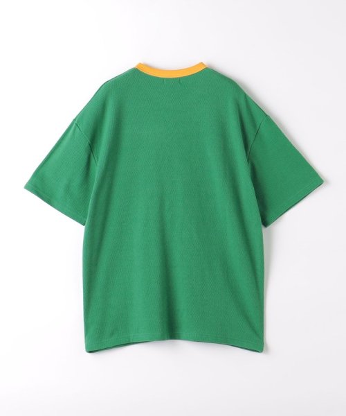 green label relaxing （Kids）(グリーンレーベルリラクシング（キッズ）)/ハニカム リンガーTシャツ 140cm－160cm/img01