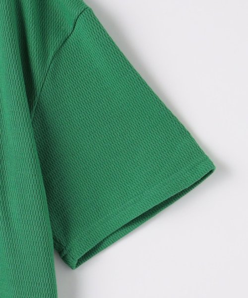 green label relaxing （Kids）(グリーンレーベルリラクシング（キッズ）)/ハニカム リンガーTシャツ 140cm－160cm/img03
