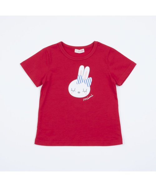 KP(ケーピー)/KP(ケーピー)mimiちゃんバックロゴ半袖Tシャツ80～130/img12