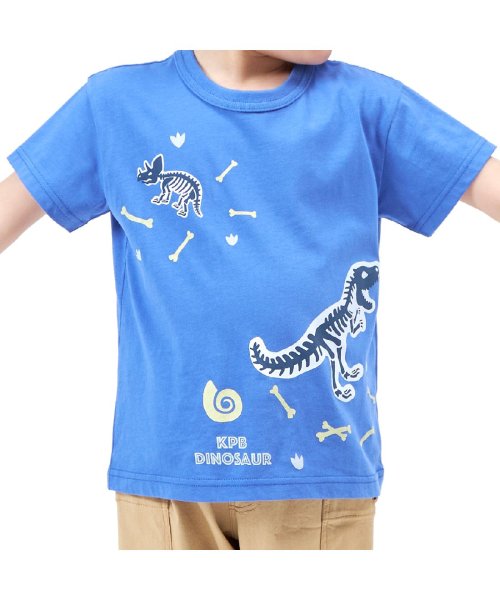KP(ケーピー)/KPBOY(ケーピーボーイ)ｘCAYA 虫除け機能（インセクトシールド）恐竜モチーフ半袖Tシャツ100～130/img01