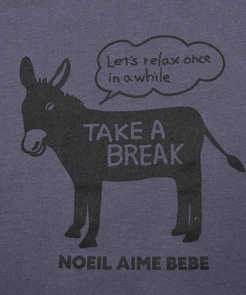 Noeil aime BeBe(ノイユ　エーム　べべ)/ロバプリントTシャツ(80~130cm)/img10