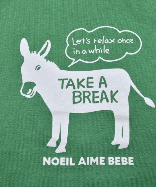 Noeil aime BeBe(ノイユ　エーム　べべ)/ロバプリントTシャツ(80~130cm)/img16