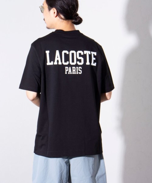 GLOSTER(GLOSTER)/【LACOSTE/ラコステ】バックプリント クルーネックTシャツ ワンポイントロゴ/img02