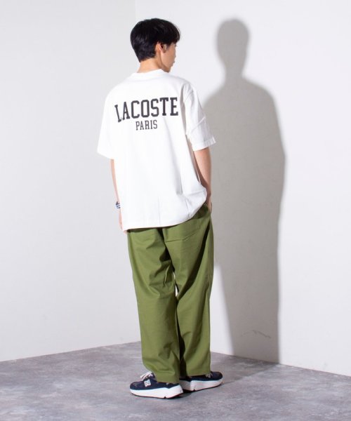 GLOSTER(GLOSTER)/【LACOSTE/ラコステ】バックプリント クルーネックTシャツ ワンポイントロゴ/img08