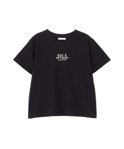 JILL by JILL STUART(ジル バイ ジル スチュアート)/オーガニックコットンパール刺繍ロゴTシャツ/img01
