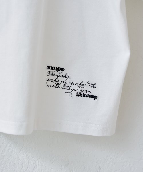 OLIVE des OLIVE(オリーブデオリーブ)/【nao】ロゴ袖ボリュームT　トップス　Tシャツ　オフィス　カジュアル　春/img09