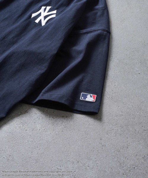 ZIP FIVE(ジップファイブ)/MLB バックサークル半袖Tシャツ/img03