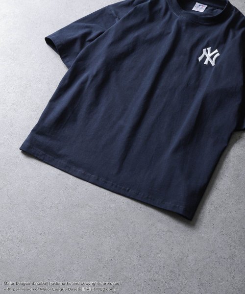ZIP FIVE(ジップファイブ)/MLB バックサークル半袖Tシャツ/img04