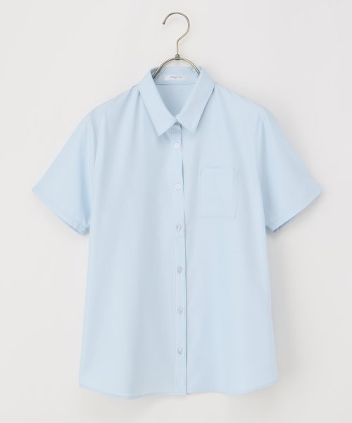 Honeys(ハニーズ)/半袖レギュラーシャツ トップス シャツ カッターシャツ 大きいサイズ オフィス /img17
