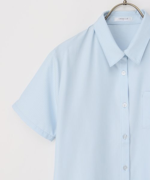 Honeys(ハニーズ)/半袖レギュラーシャツ トップス シャツ カッターシャツ 大きいサイズ オフィス /img18