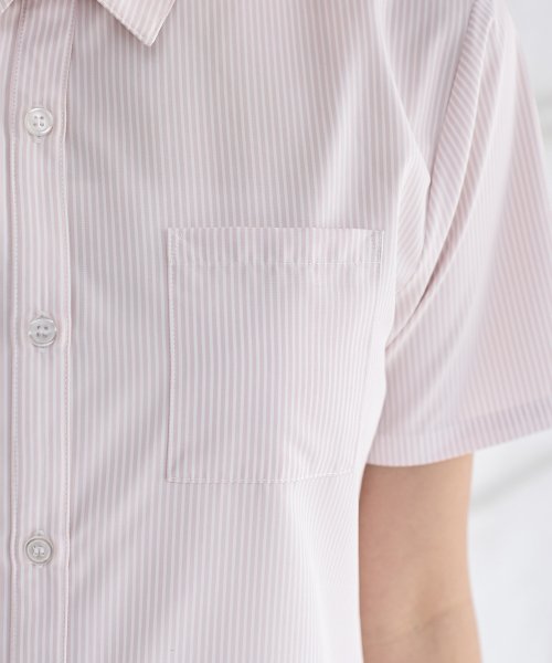 Honeys(ハニーズ)/半袖レギュラーシャツ トップス シャツ カッターシャツ 大きいサイズ オフィス /img28