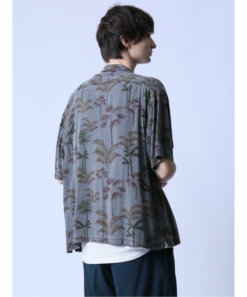 semanticdesign(セマンティックデザイン)/ユニバーサルスタイルウェア/UNIVERSAL STYLE WEAR Over dye shirt メンズ シャツ カジュアル トップス インナー 半袖 ギフト/img02
