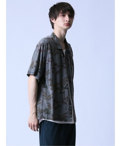 semanticdesign(セマンティックデザイン)/ユニバーサルスタイルウェア/UNIVERSAL STYLE WEAR Over dye shirt メンズ シャツ カジュアル トップス インナー 半袖 ギフト/img03