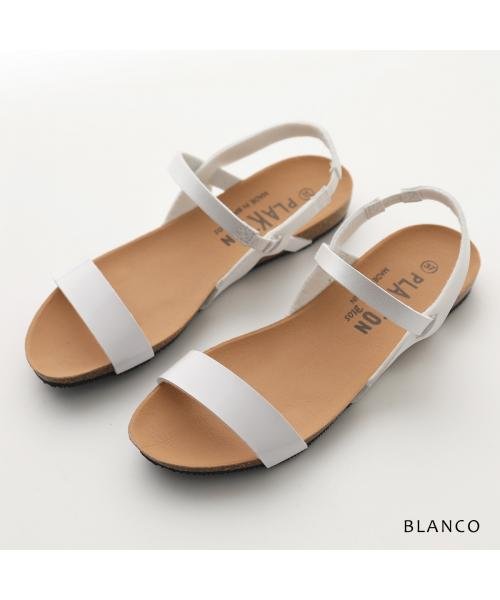 PLAKTON サンダル 715545 フラット コンフォートサンダル PLAKTON サンダル フラット