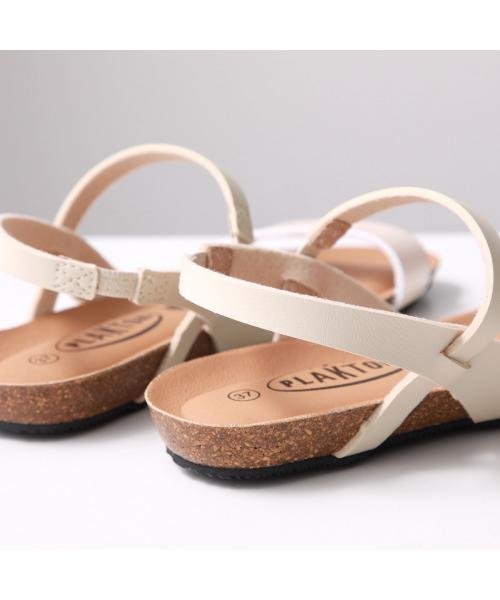 PLAKTON サンダル 715545 フラット コンフォートサンダル PLAKTON サンダル フラット